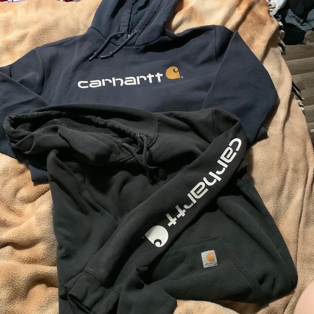 2 carhartt hoodies